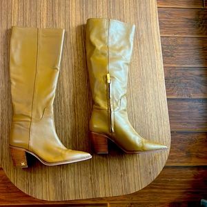 Sam Edelman Lindsey camel leather boots size 7.5